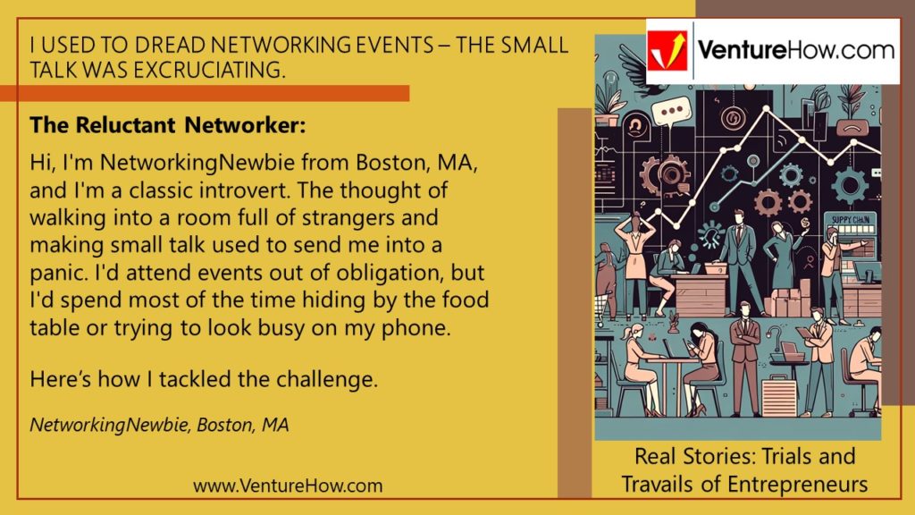 I used to dread networking events – the small talk was excruciating.