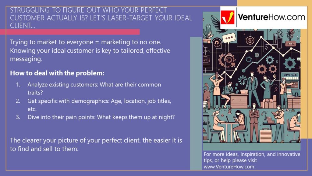 Struggling to figure out who your perfect customer actually is? Let's laser-target your ideal client...