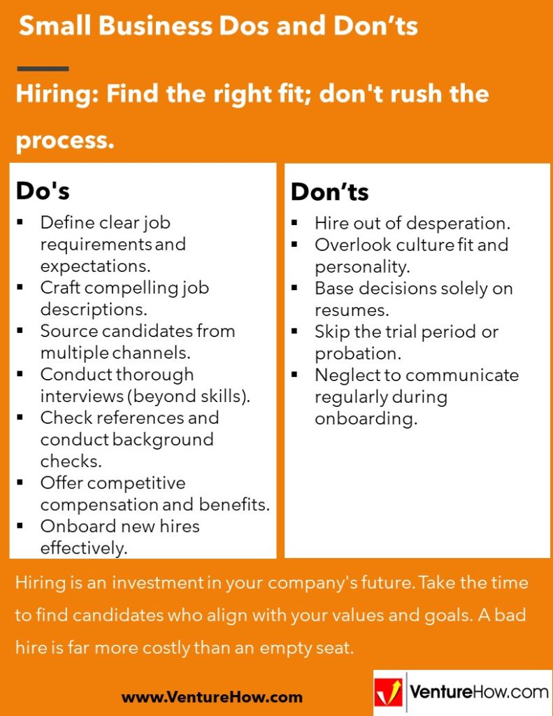 Hiring: Find the right fit; don't rush the process.