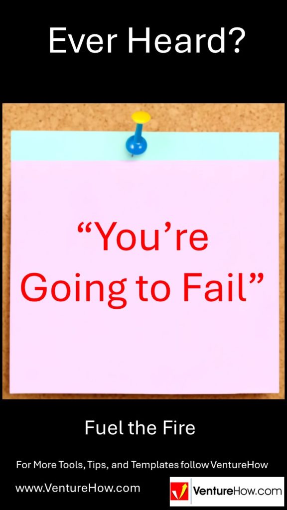 You're Going to Fail.