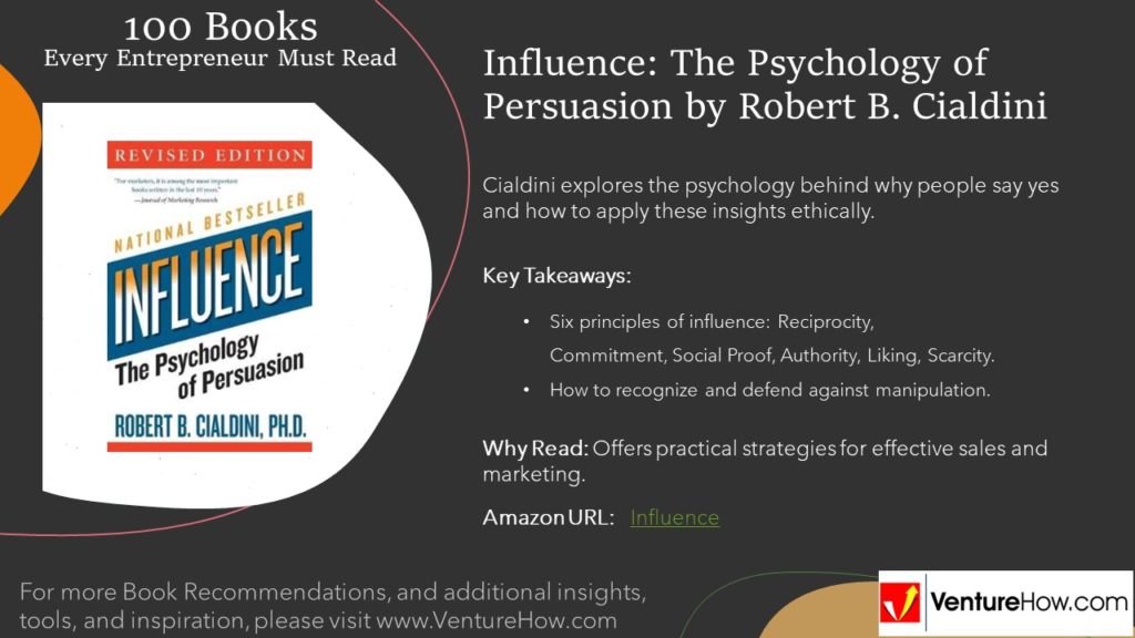 Influence: The Psychology of Persuasion by Robert B. Cialdini