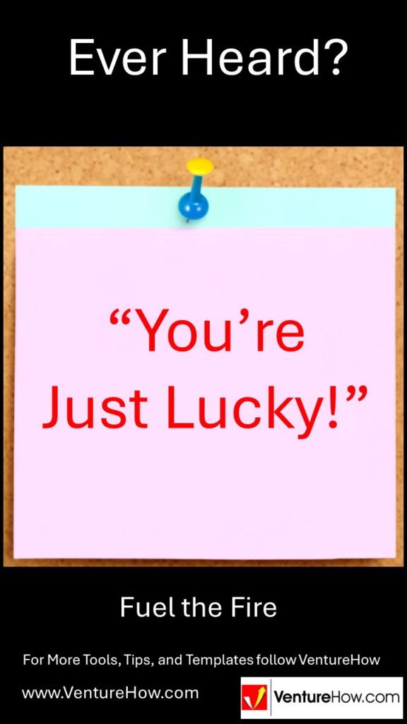 You're Just Lucky!