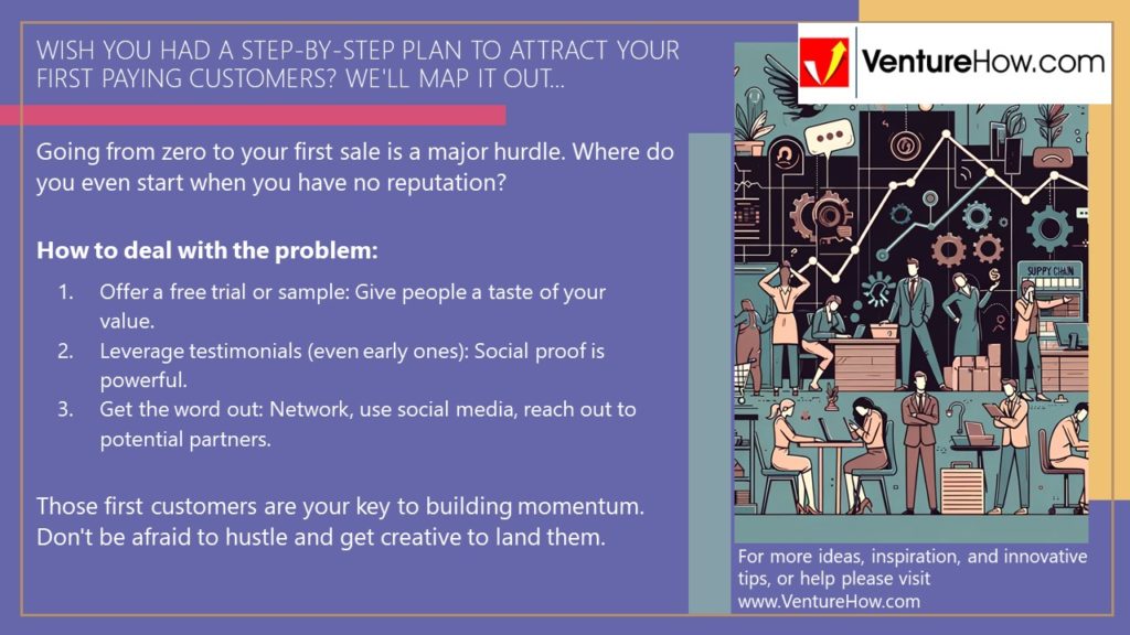 Wish you had a step-by-step plan to attract your first paying customers? We'll map it out...