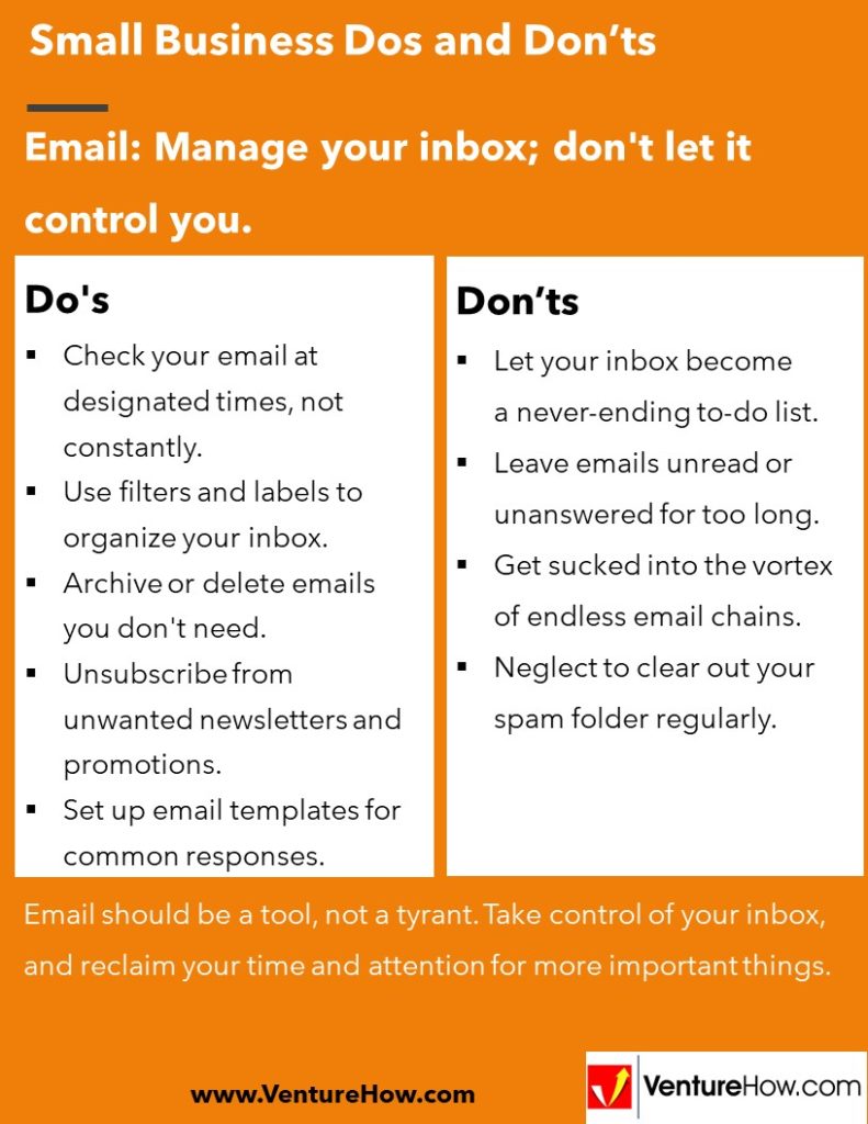 Email: Manage your inbox; don't let it control you.