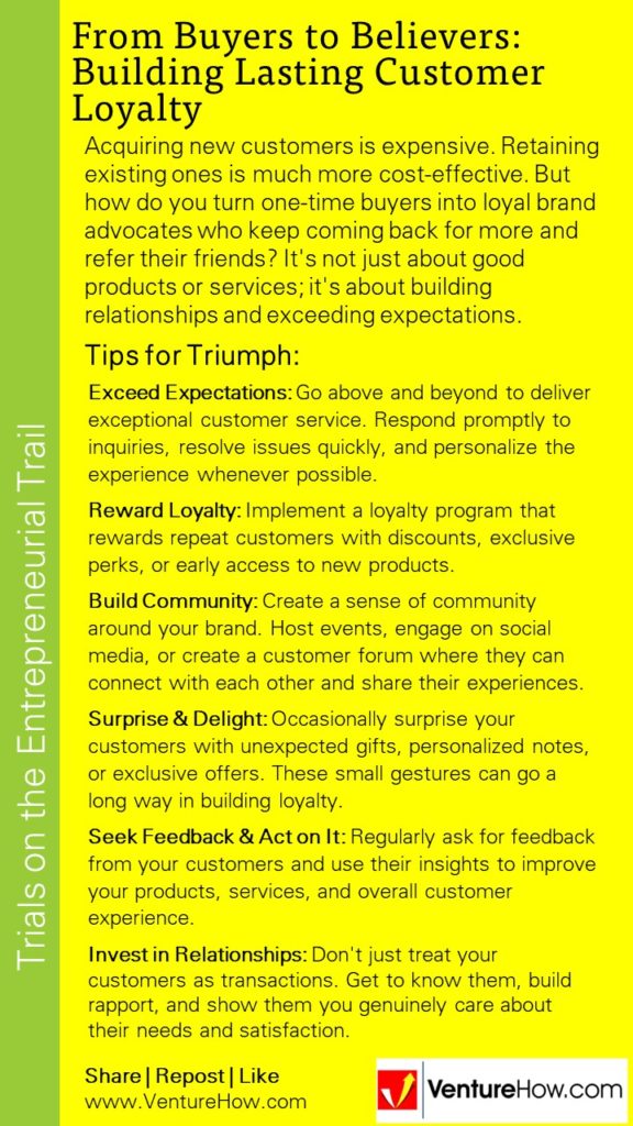From Buyers to Believers: Building Lasting Customer Loyalty