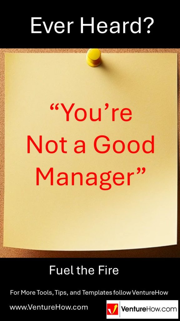 You're Not a Good Manager