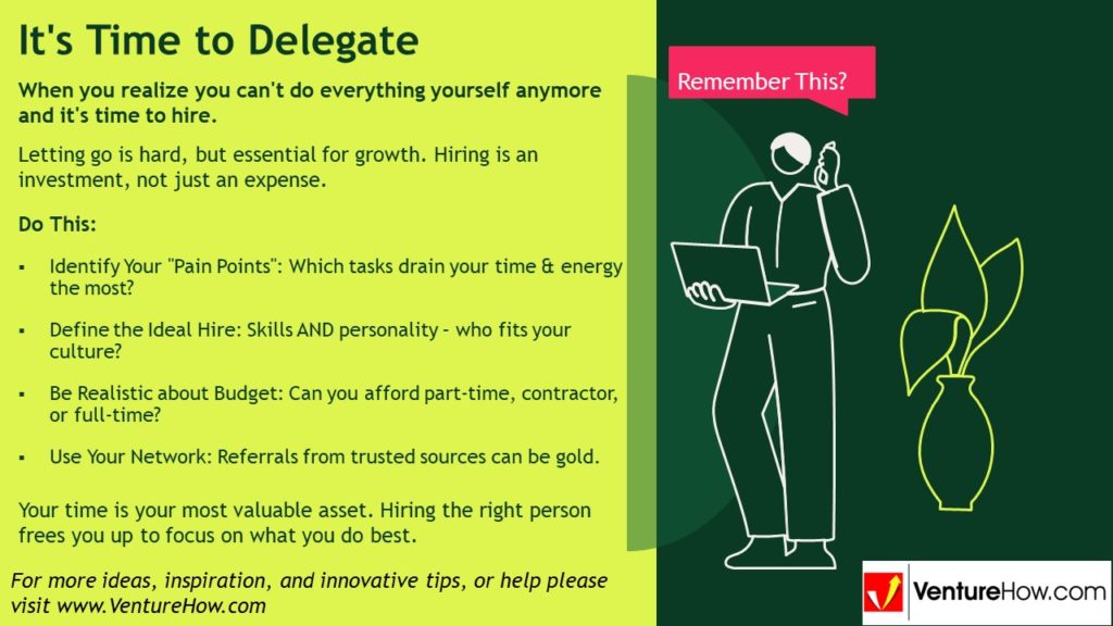 It's Time to Delegate