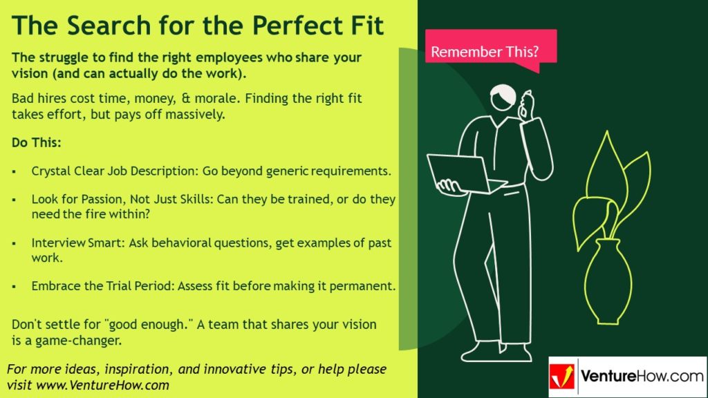 The Search for the Perfect Fit