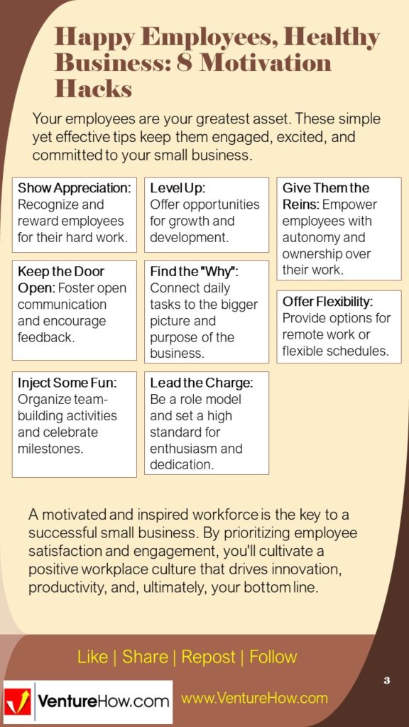 Happy Employees, Healthy Business: 8 Motivation Hacks