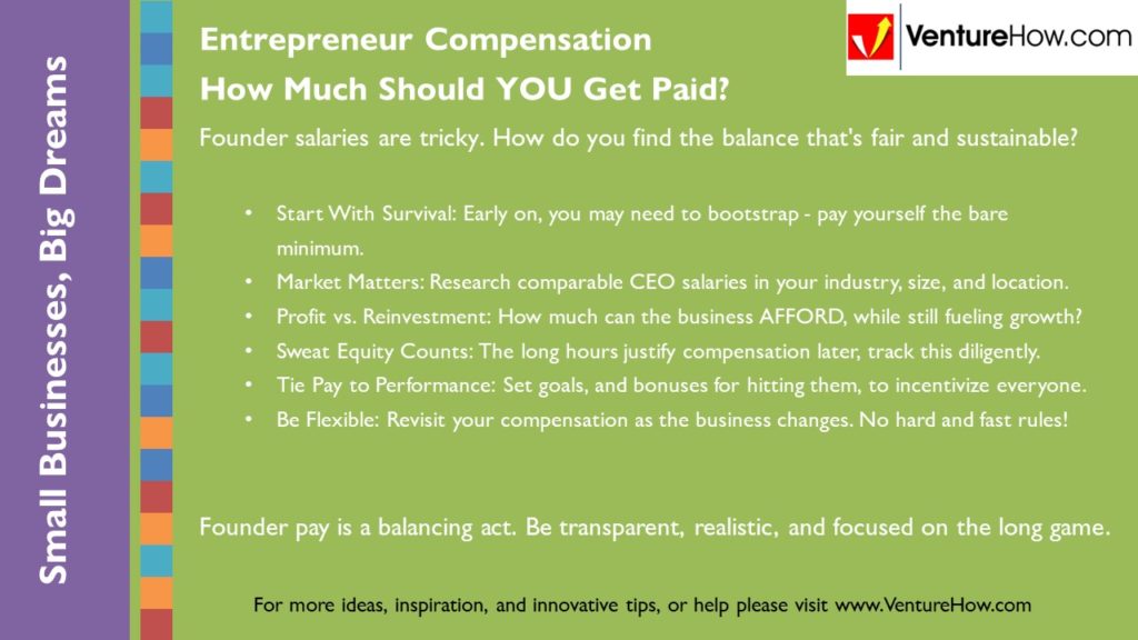 Entrepreneur Compensation