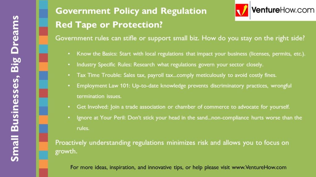 Government Policy and Regulation