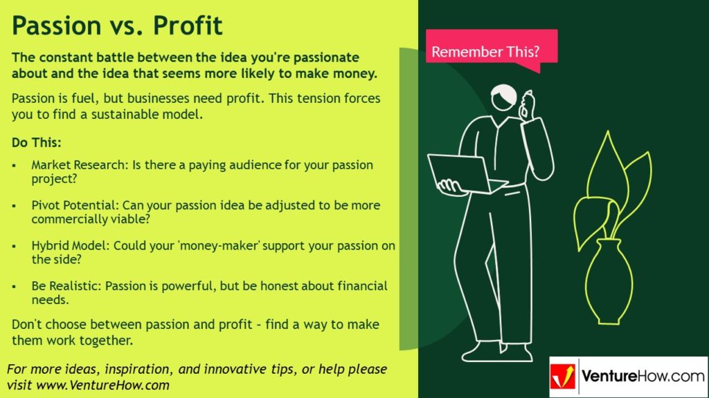 Passion vs. Profit