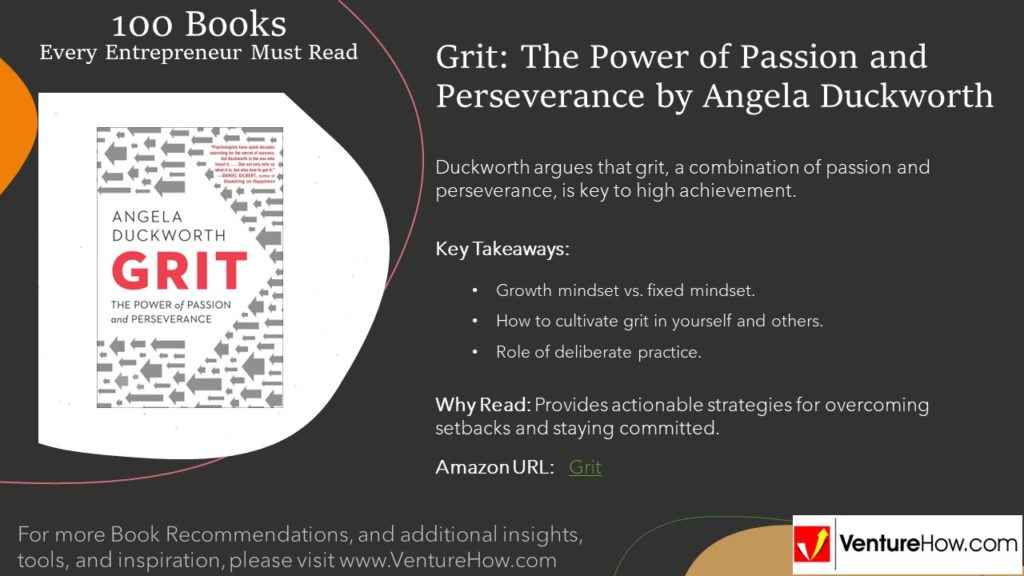 Grit: The Power of Passion and Perseverance by Angela Duckworth