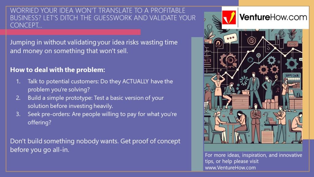 Worried your idea won't translate to a profitable business? Let's ditch the guesswork and validate your concept...