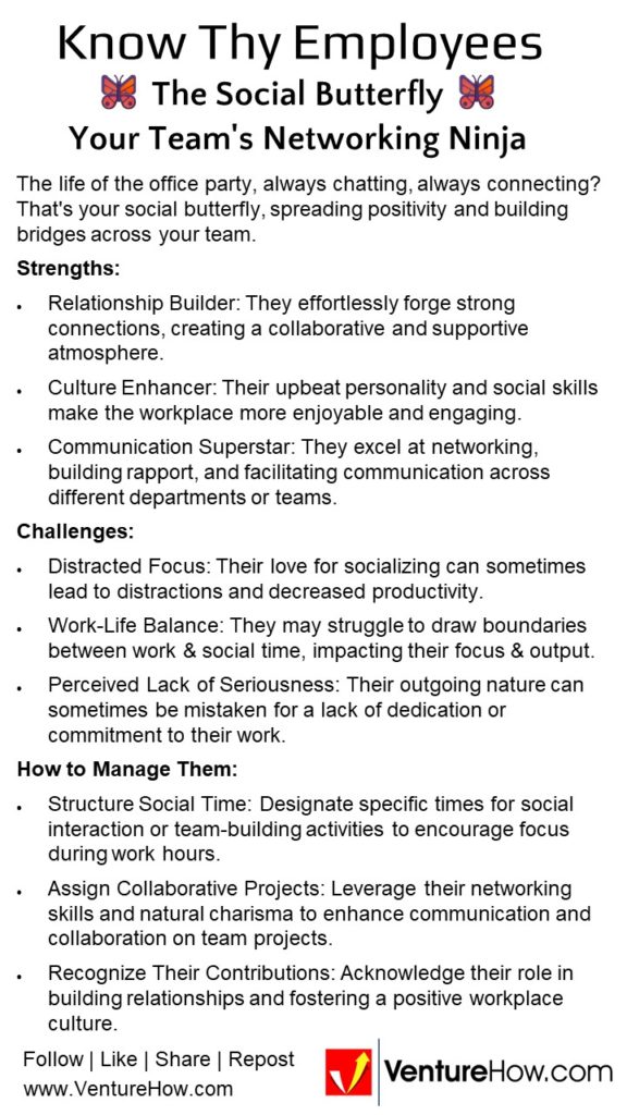 🦋 The Social Butterfly: Your Team's Networking Ninja 🦋