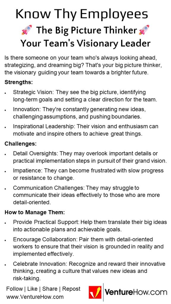 🚀 The Big Picture Thinker: Your Team's Visionary Leader 🚀