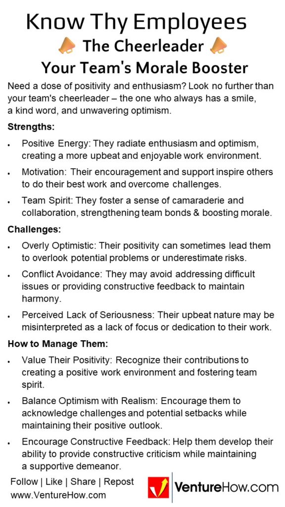 📣 The Cheerleader: Your Team's Morale Booster 📣