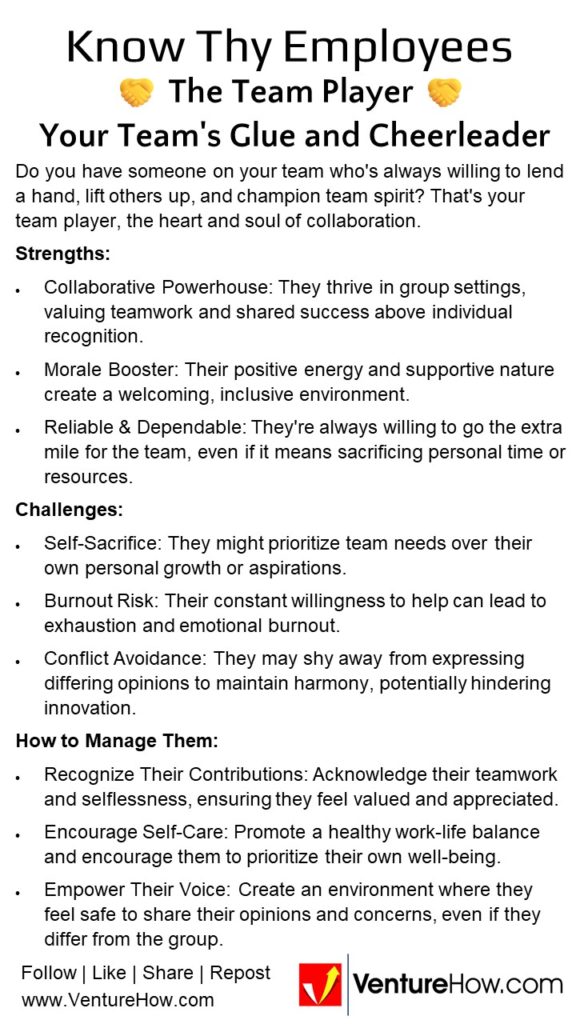 🤝 The Team Player: Your Team's Glue and Cheerleader 🤝