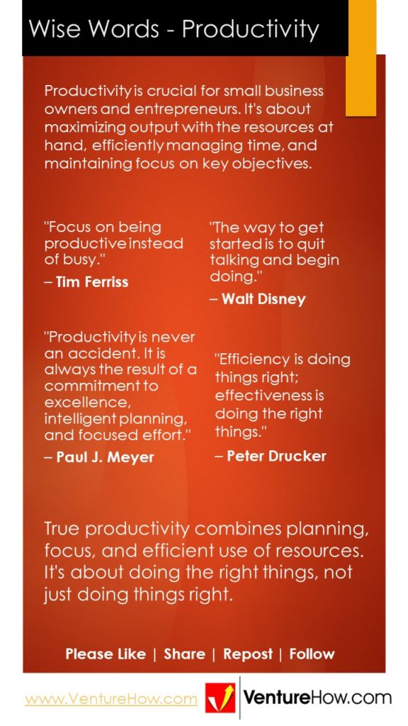Productivity