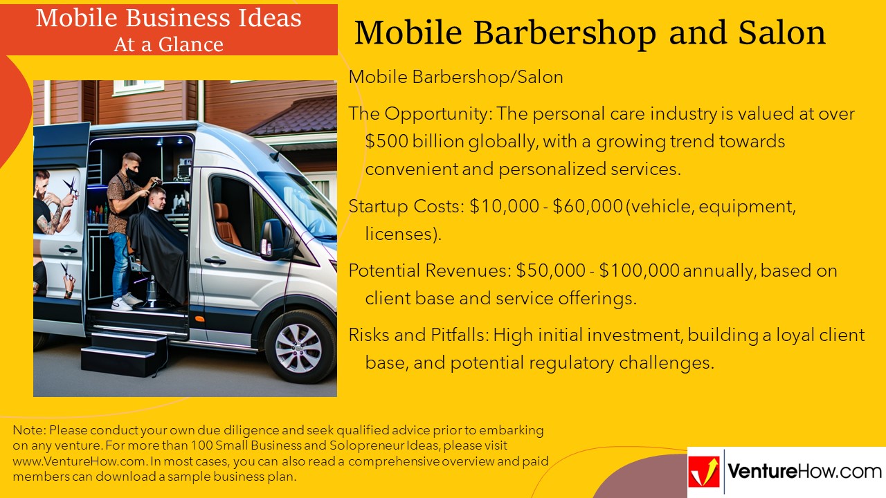 Mobile barbershop