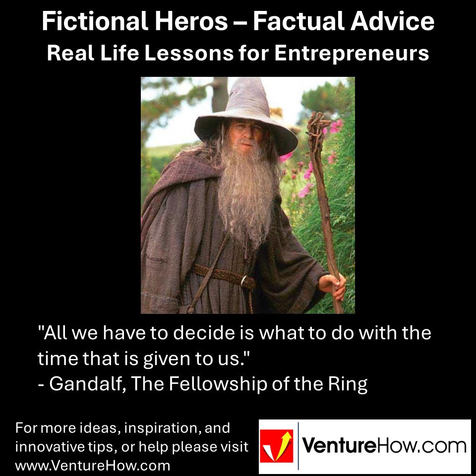 "All we have to decide is what to do with the time that is given to us." - Gandalf, The Fellowship of the Ring