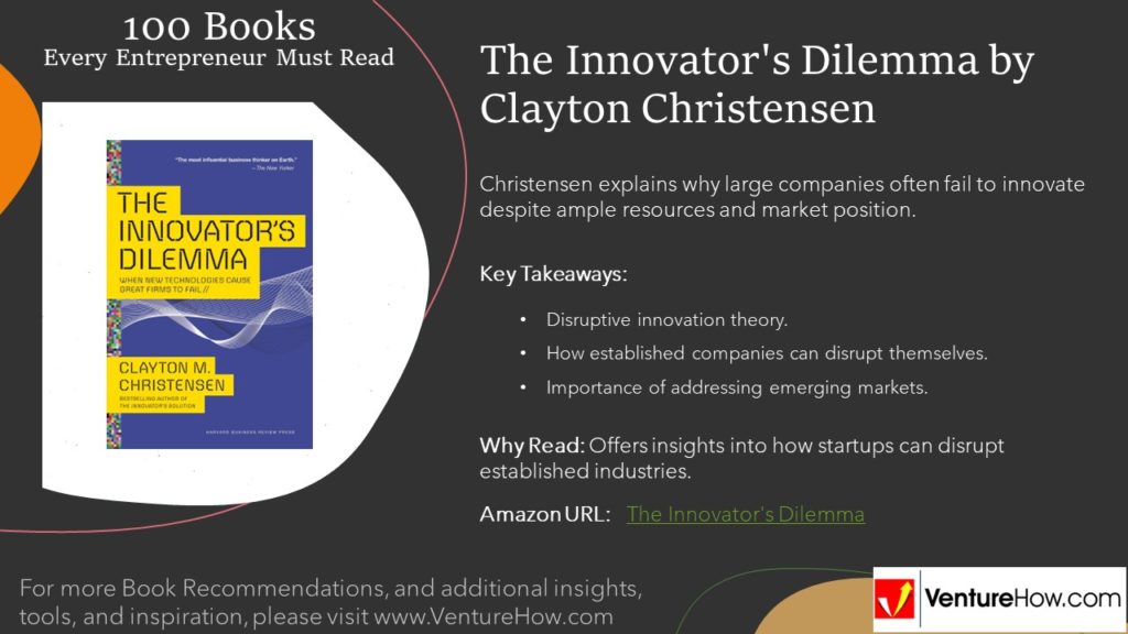 The Innovator's Dilemma by Clayton Christensen