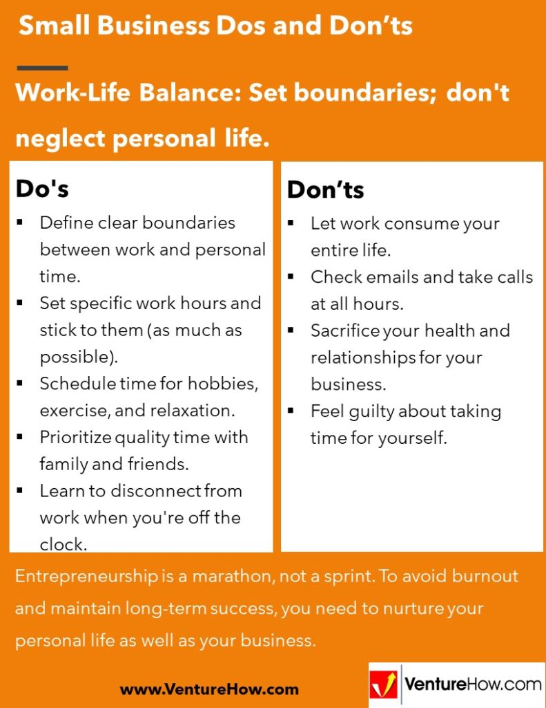 Work-Life Balance: Set boundaries; don't neglect personal life.