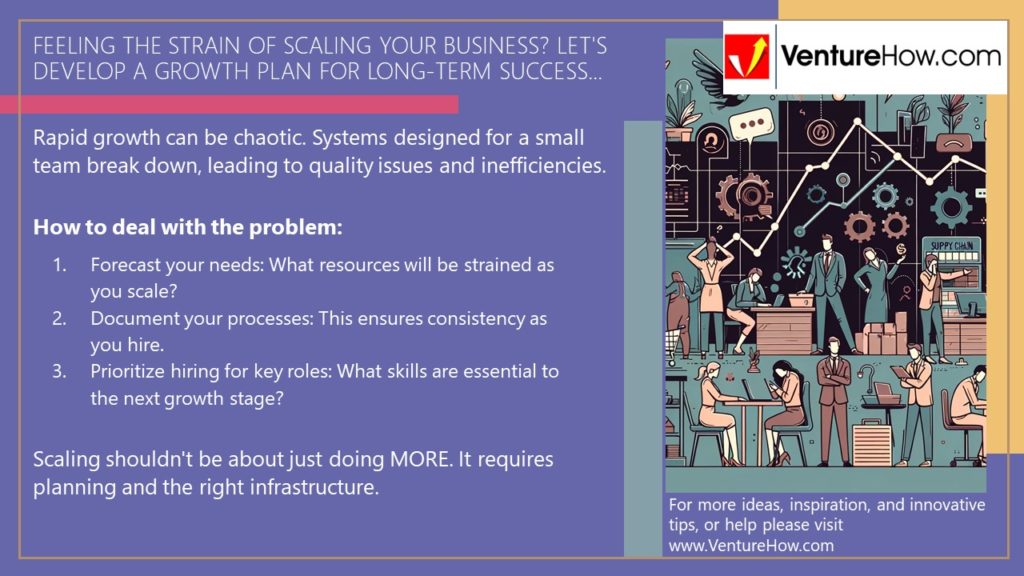 Feeling the strain of scaling your business? Let's develop a growth plan for long-term success...