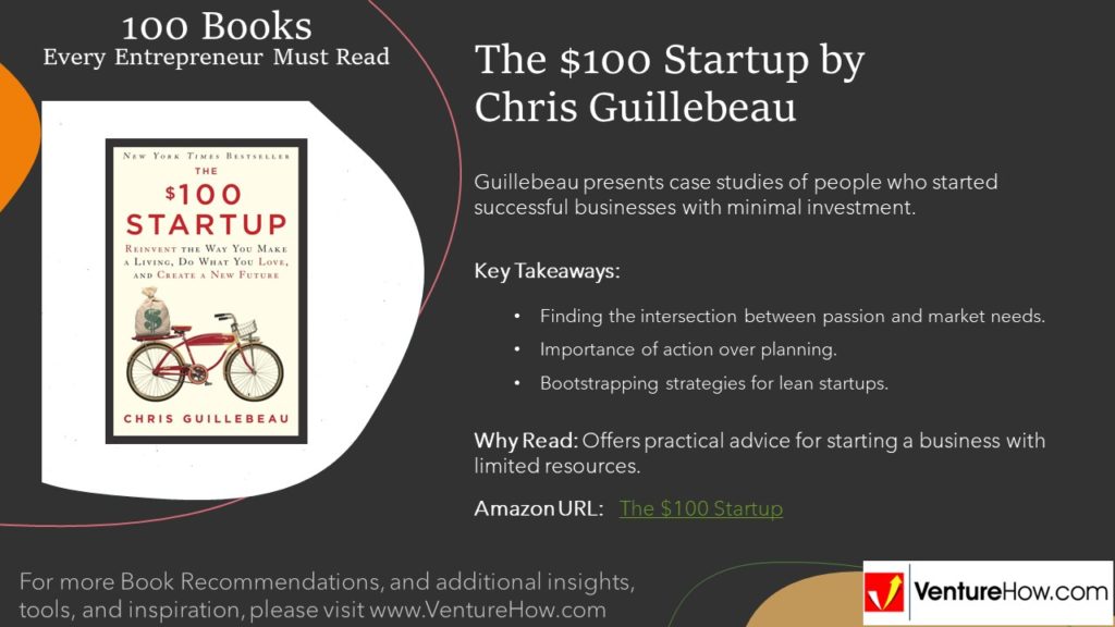 The $100 Startup by Chris Guillebeau