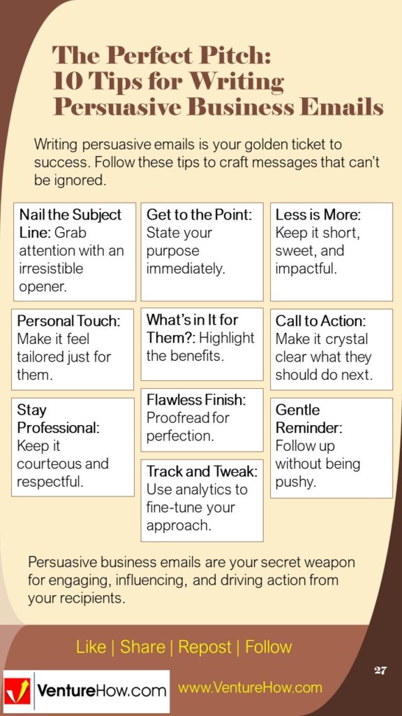 The Perfect Pitch: 10 Tips for Writing Persuasive Business Emails