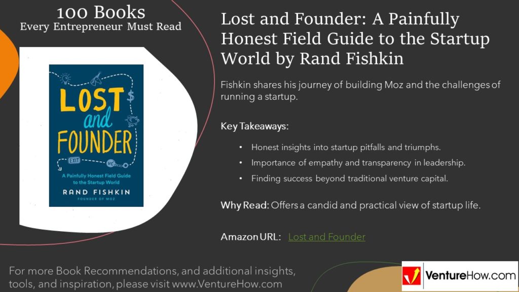 Lost and Founder: A Painfully Honest Field Guide to the Startup World by Rand Fishkin