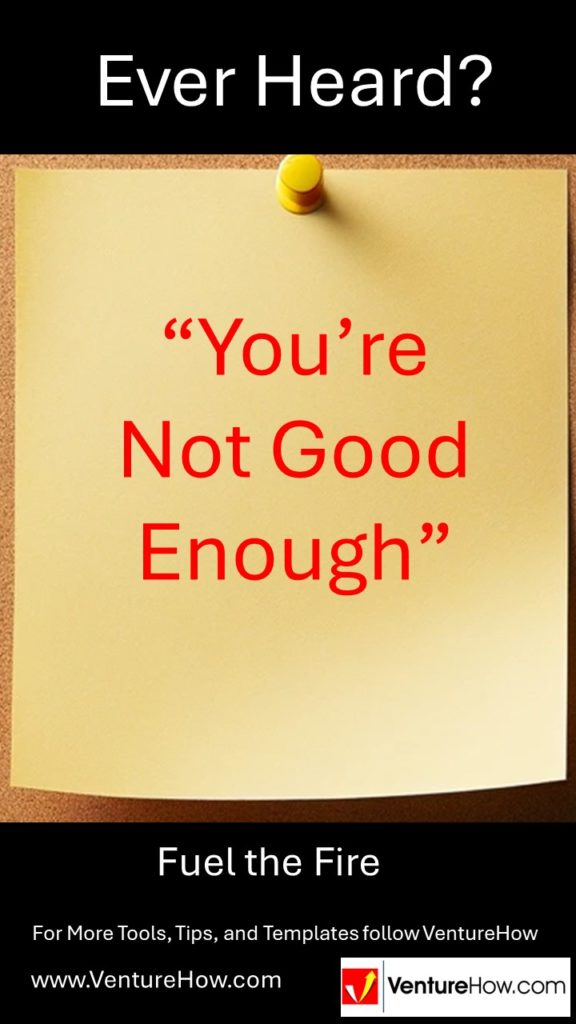 You're Not Good Enough